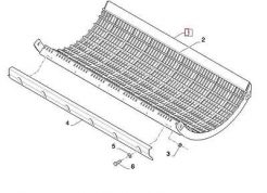 New Holland High Output concave (contre batteur ) 6 mm wire, High-output concave, Parts for combine harversters Ireland.UK